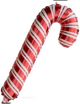 Yılbaşı Ağacı Süsü, Yılbaşı Süsleri Folyo Balon, Şekillendirilmiş Yılbaşı Süsü Noel Ağacı Süsleri (Yılbaşı Şeker)