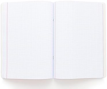 A4 80 Yaprak Kareli Defter 3'lü Paket, Somon, Pembe, Mavi