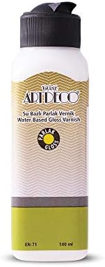 Artdeco Su Bazlı Parlak Vernik, 140ml