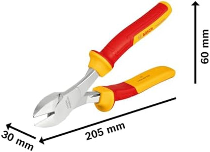 Professional VDE Ağır Hizmet Yan Keski 200mm (1x Ağır Hizmet Yan Keski 200mm)
