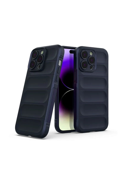 Apple iPhone 15 Pro Max Kılıf Optimum Silikon - Lacivert