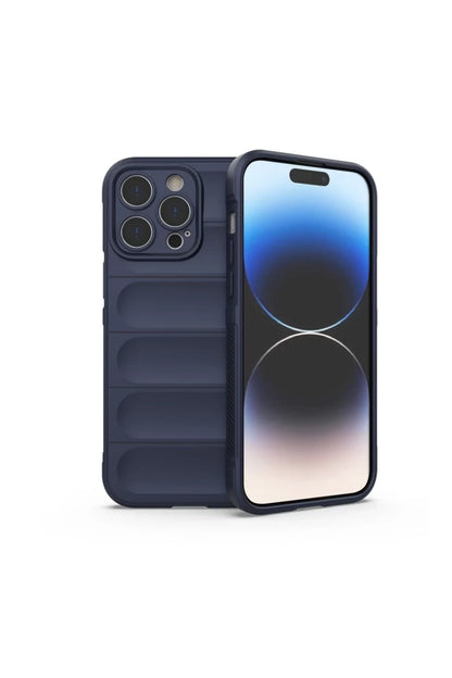 Apple iPhone 15 Pro Max Kılıf Optimum Silikon - Lacivert