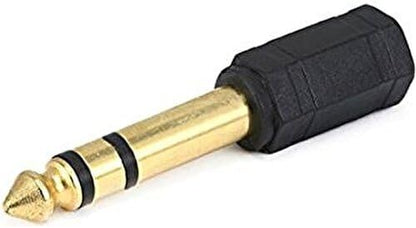 Aux amfi giriş çevirici stereo amfi giriş çevirici 3.5 mm dişi 6.35 mm erkek çevirici kulaklık jack piyano çevirici