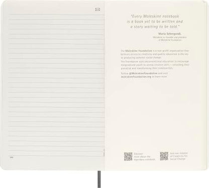 Moleskine Akıllı dizüstü bilgisayar, akıllı yazma sistemi, dijital akıllı not defteri, yumuşak kapaklı, çizgili sayfalar ve pratik lastik kilitli, büyük format 13 x 21, renk: siyah