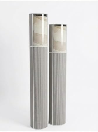 Pencereli Halı Hurcu Gri Çizgili – Fermuarlı Toz Geçirmez Organizer Hurç, Büyük Kapasiteli Saklama Torbası (1 Adet) (6m² 38x210 Cm)