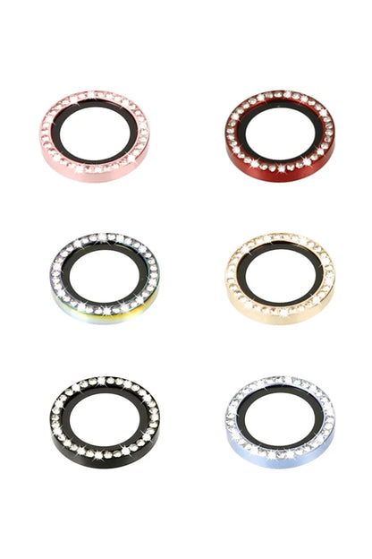 Apple iPhone 14 Diamond Kamera Lens - Kırmızı