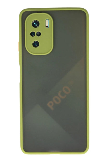 Xiaomi Poco F3 Kılıf Montreal Silikon Kapak - Açık Yeşil