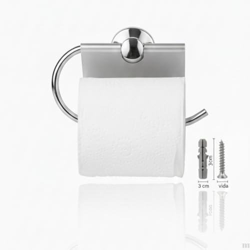 Metal Tuvalet Kağıtlığı | Gümüş Renk Kapaklı WC Kağıt Askısı | 10x12 cm Modern Banyo Aksesuarı