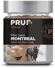 Pruf Montreal Biftek Çeşnisi/Montreal Seasoning 130 Gr. Sağlıklı Cam Kavanoz