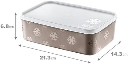 4'Lü Set No Frost Saklama Kabı Terra 1600 ML