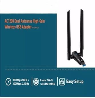 Yeni Versiyon Ac1200 Dual Band 2.4g & 5g Destekli Wi-fi Adaptörü Usb 3.0 Kablosuz Wireless Adaptör