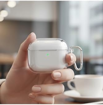 CaseOnn Kılıf Askı Aparatlı Transparan Silikon Şeffaf Çok Renkli FreeClip 2 ile uyumlu