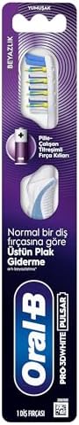 Pro-3DWhite Pulsar Beyazlık Pilli Diş Fırçası, Orta Sertlik