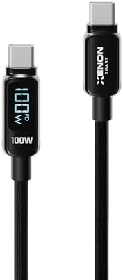 Xenon Smart Type-C to Type-C Hızlı Şarj Kablosu | 100W PD 1.2m 480Mbps Led Gösterge Örgü X6428