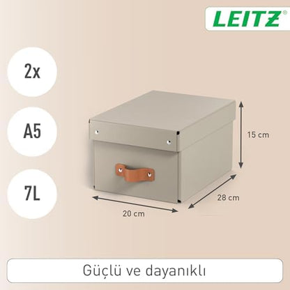 Leitz Puro Saklama Kutusu 2’li Bej -S