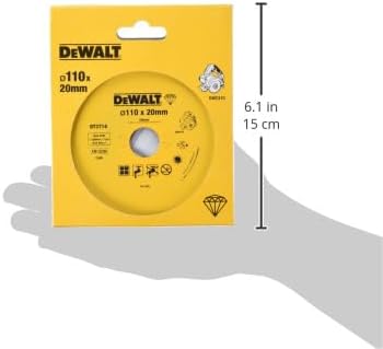 DT3714-QZ ELMAS DISK, FAYANS, 110X20 MM