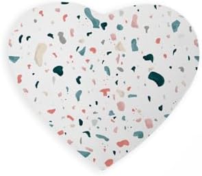Suluboya Efektli Şık Tasarım Kalp Mouse Pad 22 cm x 19 cm