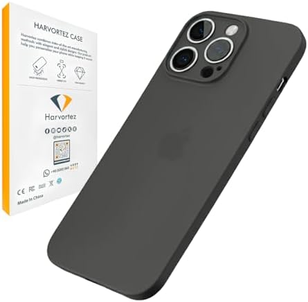 iPhone 13 Pro Max Kılıf 6.7" ile Uyumlu, Ultra İnce Cep Telefon Kılıfı, Kamera Bölge Koruyucu, Ekstra Tuş Takımı, TPU Malzeme BPA İçermez, Kolay Temizlenebilir Phone Case - Saydam Siyah