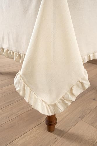 Selendi Fırfırlı Masa Örtüsü (Naturel)