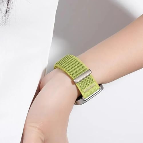 Watch Fit 4 İle Uyumlu Saat Kayışı Kaliteli Hasır Örme Cırtcırt Yapalı Su Tutmaz Watch Fit 4 İle Uyumlu Kordon Kayış - Starlight