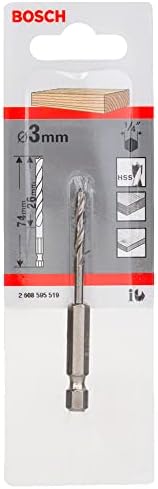 Professional Altıgen Şaftlı Ahşap Matkap Ucu 3 * 74 mm
