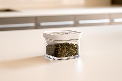 Fresh & Save Cube 4'ü 1 arada aksesuar S, ölçü kaşıklı, küp saklama kabı için, boyut S/2S/3S/4S, BPA içermeyen plastik, beyaz
