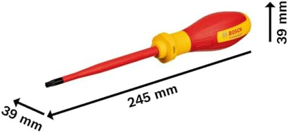 Professional VDE Torx Tornavida TX 30 x 125mm (1x Tornavida TX 30 x 125mm)
