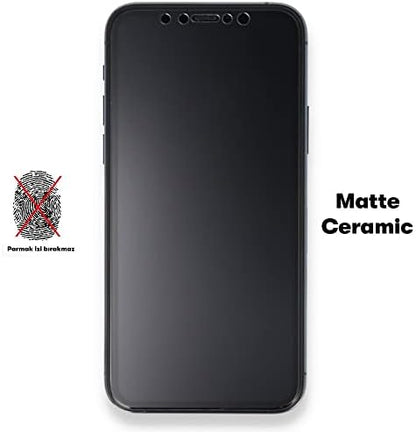 Xiaomi Redmi Note 8 Ekran Koruyucu Mat Seramik Ekranı Tam Kaplayan