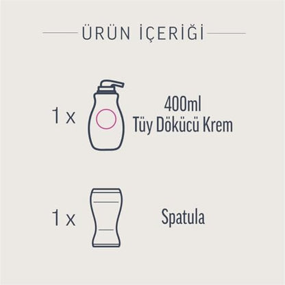 Professional 400ml Tüy Dökücü Krem