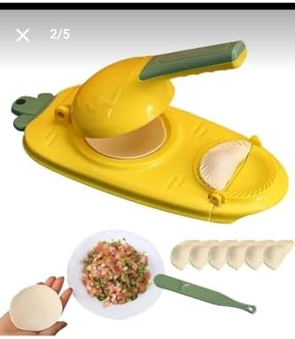 2'si 1 Arada Pratik Mantı ve Börek Kalıbı - Ravioli Hamur Presi ve Şekillendirici Aparat, Manuel Kolay Hamur Açma ve Kapatma Makinesi, Mutfak Hamur İşleri Seti