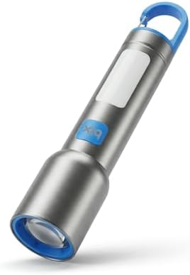 Bix BX1010FL Beyaz-Mavi-Turuncu 3 Renk LED Özellikli Max 500 Lümen ve 500 Metreye Kadar Menzilli USB-C Şarj Edilebilir 10W El Feneri