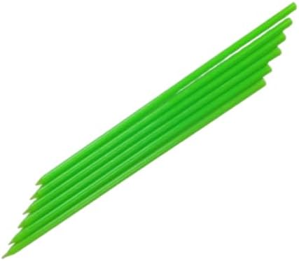 Fosforlu Yeşil Çubuk Mum 20 cm 6 Adet