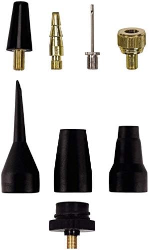 Orijinal 8 Parça Kompresör Aksesuar Seti (metal top iğnesi ve bisiklet lastikleri için supap adaptörü dahil) - 4139695