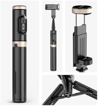 Selfie Stick Tripod – Kablosuz Bluetooth Uzaktan Kumandalı, 360° Döner Başlıklı, 215-730 mm Ayarlanabilir, iOS ve Android Uyumlu, Alüminyum Alaşımlı Hafif Taşınabilir Tripod | Q12