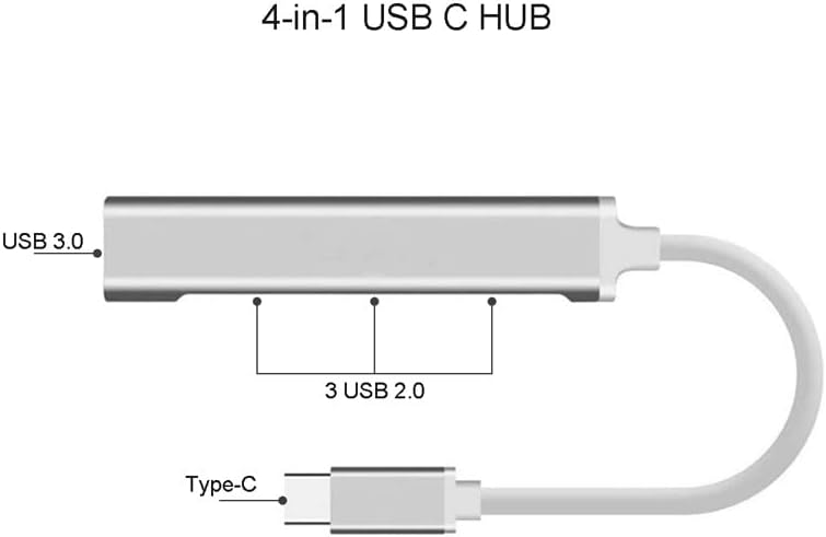 Type-c Usb 3.1 Den 4 Adet Usb 3.0 Hub Usb Çoğaltıcı Otg Çoğaltıcı Adaptörü