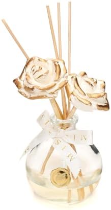 230 ml Gold Seramik Taşlı Bambu Çubuklu Black Vanilya Oda Kokusu