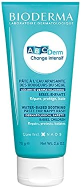 ABCDerm Change Intensive Bebek için Su Bazlı Pişik Önleyici Bakım Kremi Hassas Alerjik&Kuru Cilt 75g
