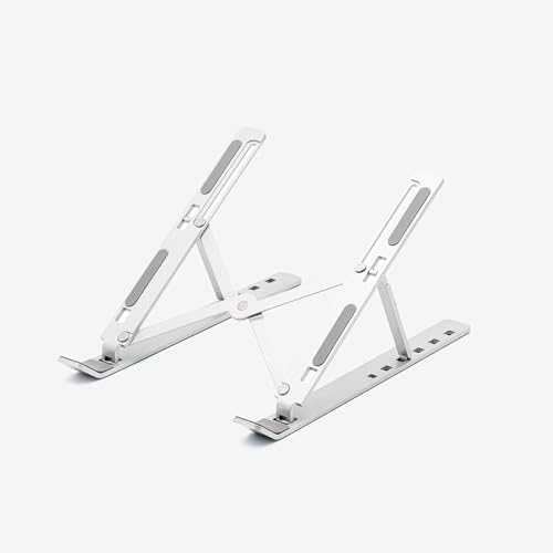 fiigo Laptop Standı Katlanabilir Çok Fonksiyonlu Metal Grey
