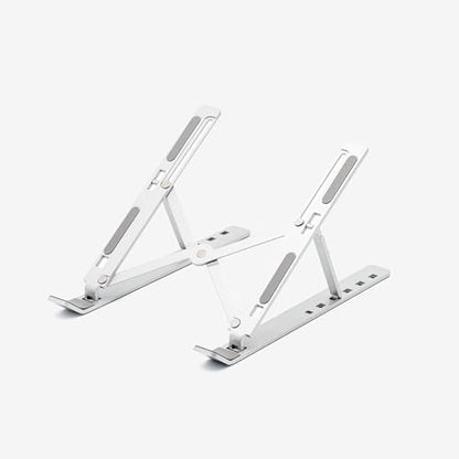 fiigo Laptop Standı Katlanabilir Çok Fonksiyonlu Metal Grey