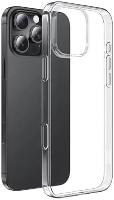 Apple ile uyumlu iPhone 16 Pro Kılıf Zore Süper Silikon Kapak Şeffaf