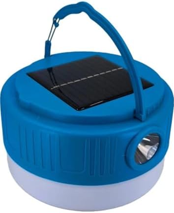 Kamp Lambası Solar Şarjlı El Feneri USB Type-C Şarj Çıkışlı Power Bank Özellikli