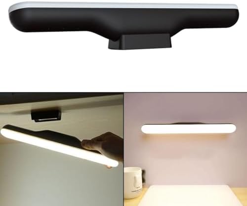 Şarjlı Led Lamba Kablosuz Micro Usb Mıknatıslı 6w Led Işık 3 Farklı Işık Modu Cata Martı Led Aplik (Siyah)