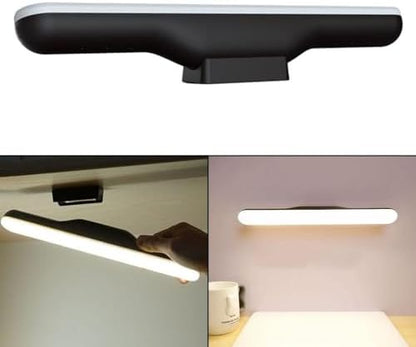 Şarjlı Led Lamba Kablosuz Micro Usb Mıknatıslı 6w Led Işık 3 Farklı Işık Modu Cata Martı Led Aplik (Siyah)