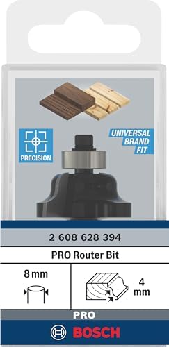 2 608 aksesuarı 628 394 profil freze B 8 mm, R1 4 mm, B 8 mm, L 12,7 mm, G 54 mm