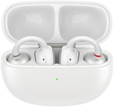 Earfun Clip Open Ear Adaptif Konforlu Kulaklık - Bluetooth 6.0-40 Saat Oynatma Süresi - IP55 - Beyaz (EarFun Türkiye Garantili)