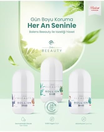 Beeauty Erkek Mineral Salt Deodorant Roll - On
