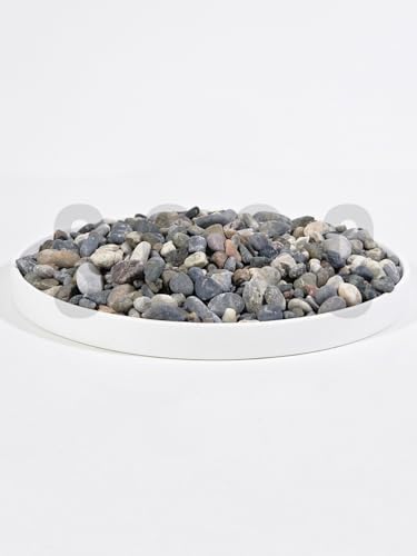 Doğal Nazilli Dere Çakıl Taşı, Tamburlanmış Dekoratif Taş, 1-2 cm, 1 Kg, Saksı Dibi, Akvaryum ve Bahçe Düzenleme için