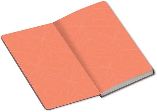 Mermer Defter Çizgili Mor 17x24cm