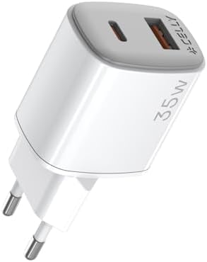 UP TC 35W Duvar Şarj Cihazı – 1x USB-A ve 1x USB-C Çıkışlı, Hızlı Şarj Destekli, Taşınabilir ve Güvenli Beyaz Adaptör