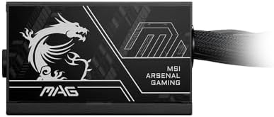 MSI MAG A750BN PCIE5 II 750W 80+ BRONZE ATX 3.1 PCIE 5.1 POWER SUPPLY